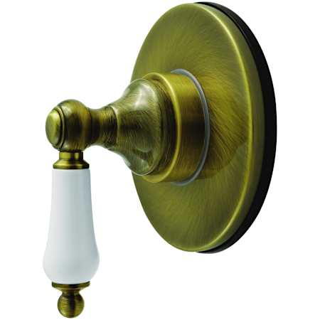 Kingston Brass Restoration Single Handle 6 Function Diverter Valve Trim Antique Brass
