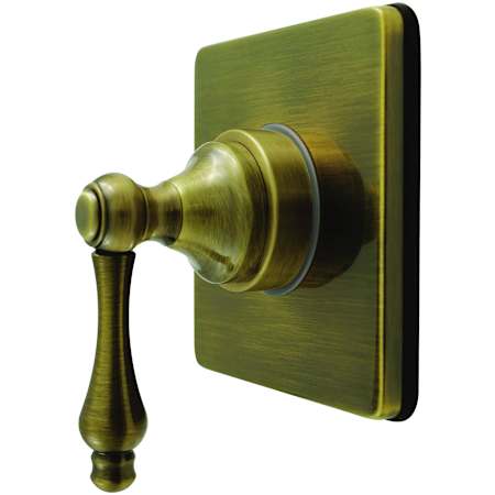 Kingston Brass Restoration Single Handle 6 Function Diverter Valve Trim Antique Brass