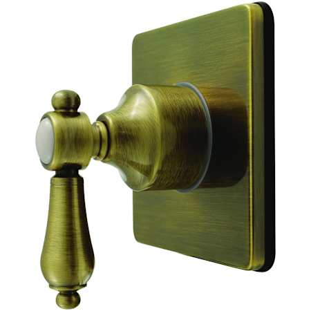 Kingston Brass Heirloom Single Handle 6 Function Diverter Valve Trim Antique Brass
