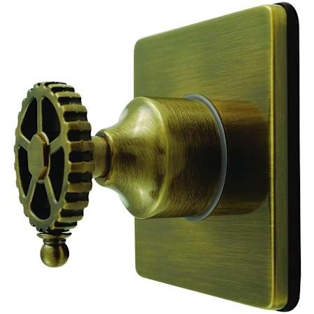 Kingston Brass Fuller Single Handle 6 Function Diverter Valve Trim Antique Brass
