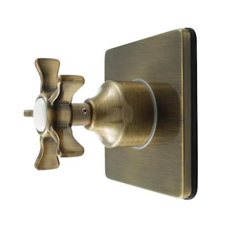 Kingston Brass Hamilton Single Handle 6 Function Diverter Valve Trim - Less Valve Antique Brass