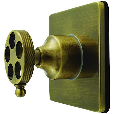 Kingston Brass Wendell Single Handle 6 Function Diverter Valve Trim Antique Brass