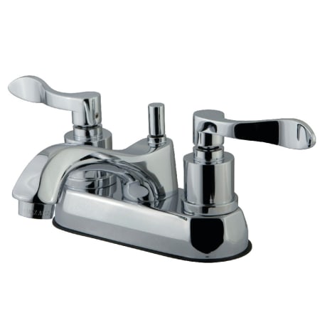 Kingston Brass 1.2 GPM Centerset Bathroom Faucet with Pop-Up Drain Assembly Polished Chrome