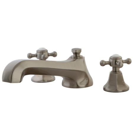 Kingston Brass Vintage Deck Mounted Roman Tub Filler Brushed Nickel