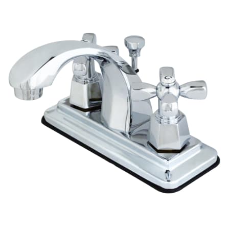 Kingston Brass 1.2 GPM Centerset Bathroom Faucet with Pop-Up Drain Assembly Polished Chrome
