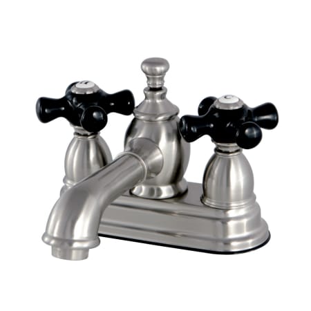 Kingston Brass Duchess 1.2 GPM Centerset Bathroom Faucet with Pop-Up Drain Assembly Brushed Nickel