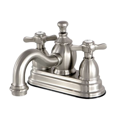 Kingston Brass Essex 1.2 GPM Centerset Bathroom Faucet with Pop-Up Drain Assembly Brushed Nickel