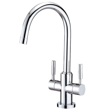 Kingston Brass Concord 1.2 GPM Single Hole Bathroom Faucet Polished Chrome