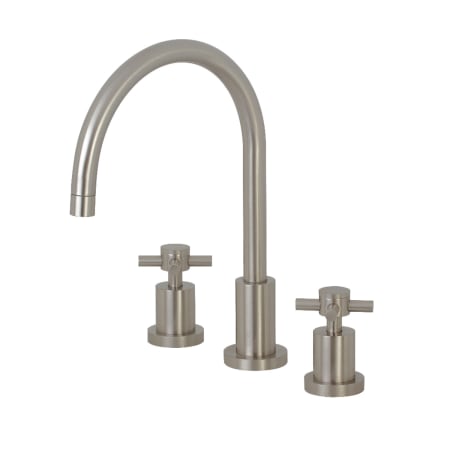 Kingston Brass Concord 1.8 GPM Widespread Kitchen Faucet - Includes Escutcheon Brushed Nickel