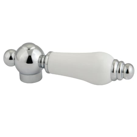 Kingston Brass Porcelain Lever Handle, 3/8" X 16PT Polished Chrome