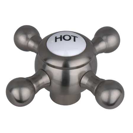 Kingston Brass Replacement Hot Handle for Kingston Brass Faucets Brushed Nickel