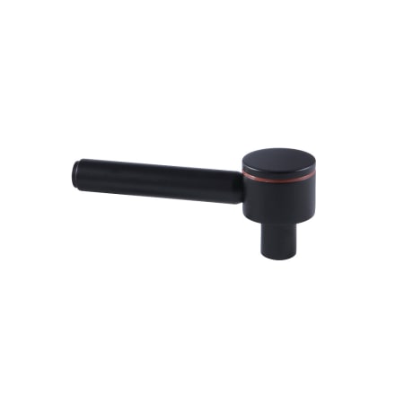 Kingston Brass Hot Metal Lever Handle, 3/8" X 16PT Matte Black