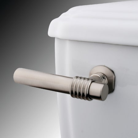 Kingston Brass Milano Left Handed Toilet Tank Lever Brushed Nickel