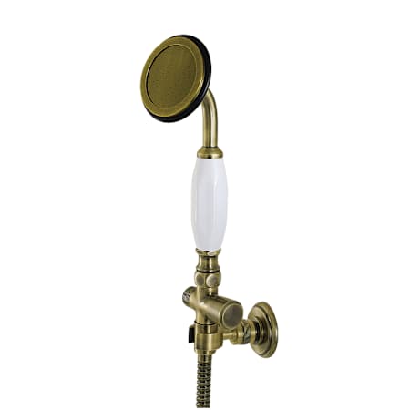 Kingston Brass Vintage 1.8 GPM Single Function Hand Shower - Includes Hose Antique Brass