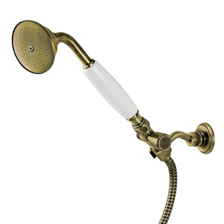 Kingston Brass Victorian 1.8 GPM Single Function Hand Shower - Includes Hose Antique Brass