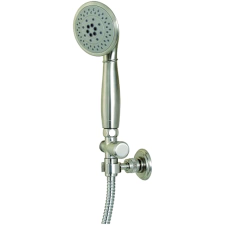 Kingston Brass Showerscape 1.8 GPM Multi Function Hand Shower Package - Includes Hose, Shower Arm Mount, and Shower Arm Diverter Brushed Nickel