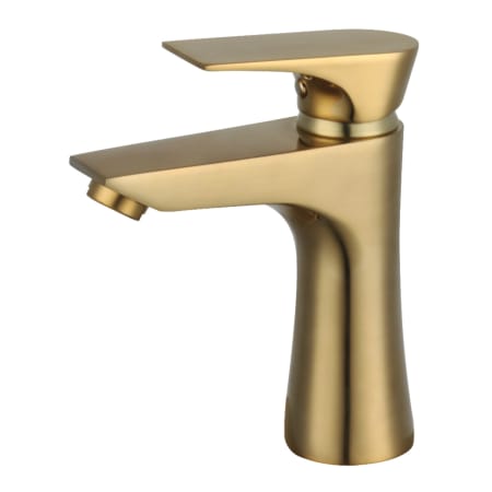 Kingston Brass Millennium 1.2 GPM Single Hole Bathroom Faucet with Pop-Up Drain Assembly Brushed Brass