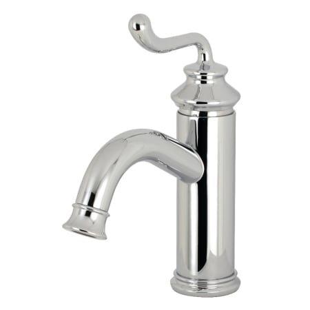 Kingston Brass Royale 1.2 GPM Single Hole Bathroom Faucet with Pop-Up Drain Assembly Polished Chrome