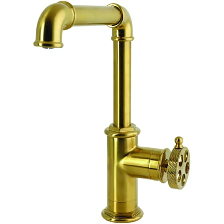 Kingston Brass Wendell 1.8 GPM Single Hole Bar Faucet Brushed Brass