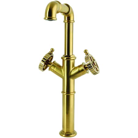 Kingston Brass Fuller 1.2 GPM Single Hole Bathroom Faucet Brushed Brass