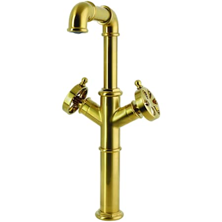 Kingston Brass Belknap 1.2 GPM Single Hole Bathroom Faucet Brushed Brass