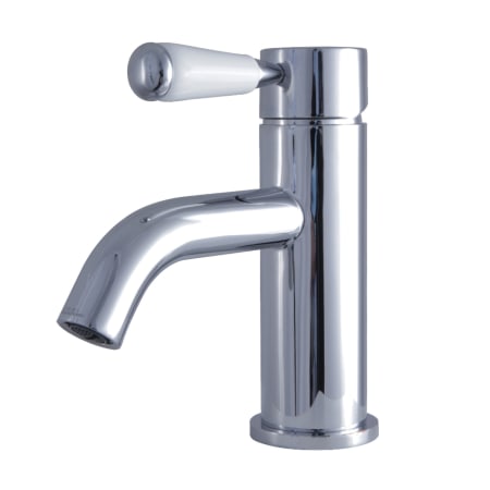 Kingston Brass Paris 1.2 GPM Single Hole Bathroom Faucet with Pop-Up Drain Assembly Polished Chrome