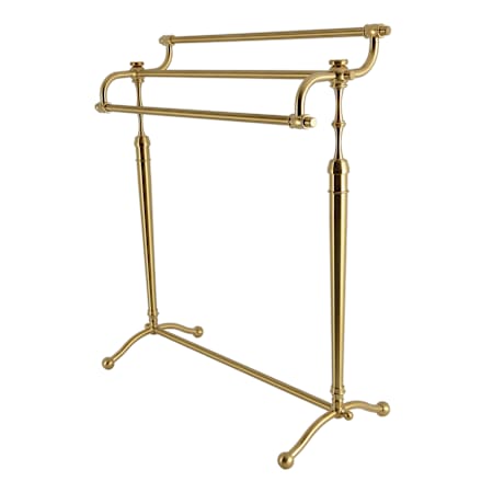 Kingston Brass Warwick 3 Bar Towel Stand Brushed Brass