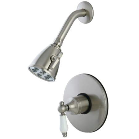 Kingston Brass Shower Only Trim Package with 1.8 GPM Multi Function Shower Head Brushed Nickel
