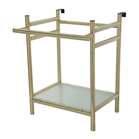 Kingston Brass Sheridan 24" Bathroom Console Only with Glass Shelf Brushed Brass