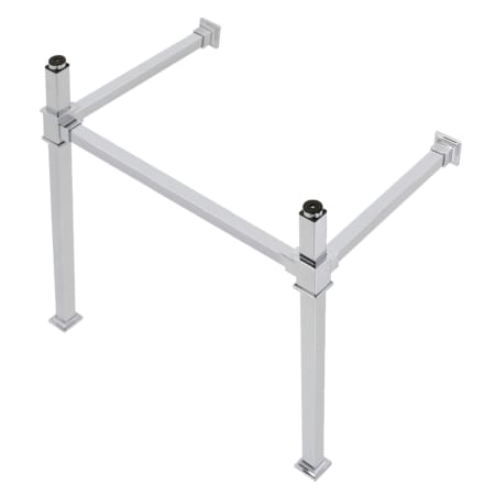 Kingston Brass Monarch 22-5/16" Wide x 33" High Console Stand Brushed Brass
