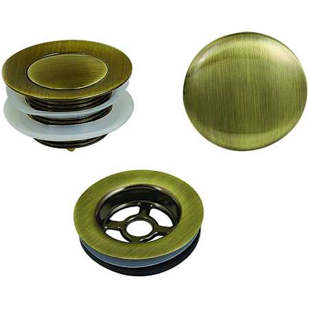 Kingston Brass VTDETRIM3 Trimscape 1-1/2" Tub Drain Kit - with Overflow ...