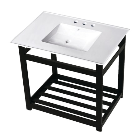 Kingston Brass 31" Wide Ceramic Console Sink
