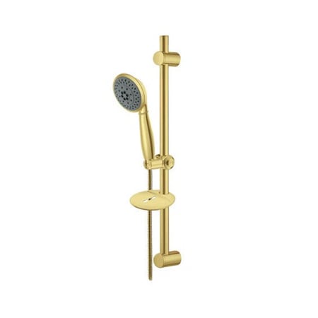 Kingston Brass 5-Function Hand Shower Set with Slide Bar Kit Polished Brass