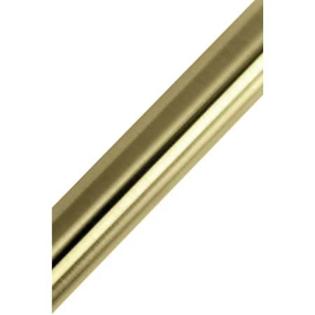 Kingston Brass Edenscape 60-Inch - 72-Inch Adjustable Stainless Steel Tension Shower Curtain Rod Brushed Brass