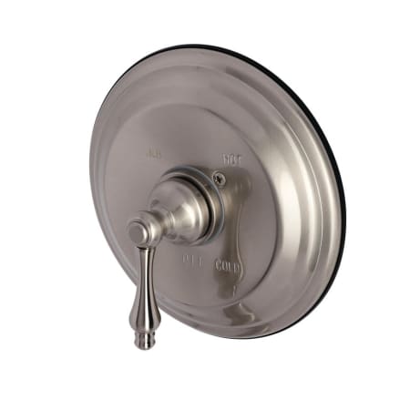 Kingston Brass Restoration Pressure Balanced Valve Trim Only with Single Lever Handle and Rough In Brushed Nickel