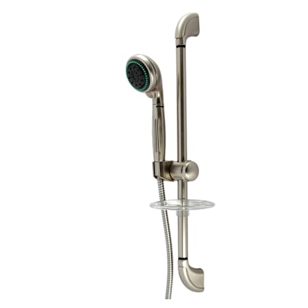 Kingston Brass Made To Match 1.8 GPM Multi Function Hand Shower Package - Includes Slide Bar and Hose Brushed Nickel