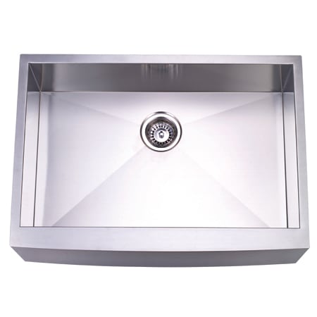 Kingston Brass 30" Denver Farmhouse Single Basin Stainless Steel Kitchen Sink Brushed Nickel