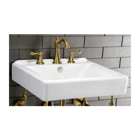Kingston Brass Concord 20" Console Sink Basin White