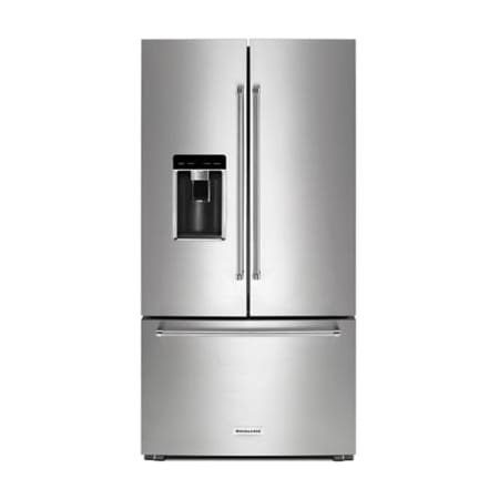 KitchenAid 36 Inch Wide 23.8 Cu. Ft. Capacity Counter Depth French Door Refrigerator with PrintShield™ Finish Stainless Steel