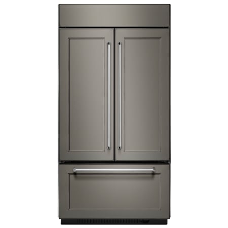 KitchenAid 42 Inch Wide 24.2 Cu. Ft. Energy Star Rated Built-In French Door Refrigerator with Preserva Food Care System and Platinum Interior Panel Ready