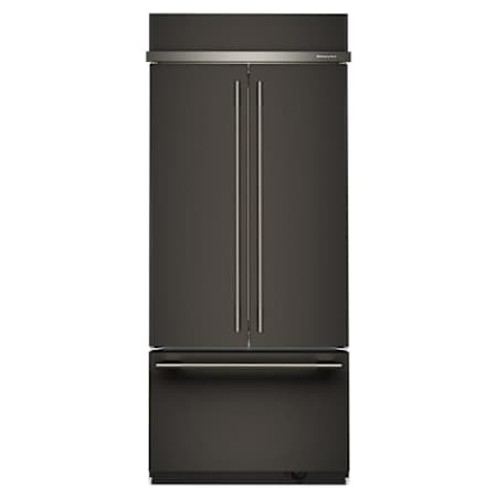 KitchenAid 35 Inch Wide 20.8 Cu. Ft. French Door Refrigerator with FreshFlow Air Filter and Max Cool Black Ore