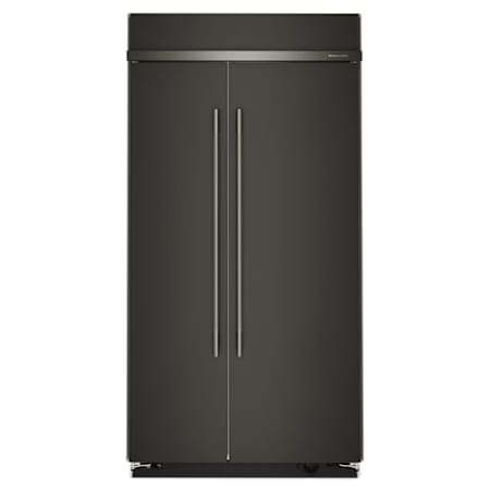 KitchenAid 41 Inch Wide 25.5 Cu. Ft. Side By Side Refrigerator with FreshFlow Air Filter and Max Cool Black Ore