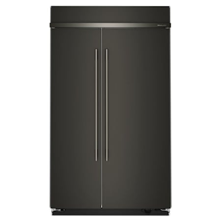 KitchenAid 47 Inch Wide 30 Cu. Ft. Side By Side Refrigerator with FreshFlow Air Filter and Max Cool Black Ore
