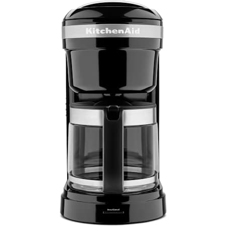 KitchenAid Programmable Countertop Coffee Machine with Removable Water Tank and Charcoal Filter Onyx Black