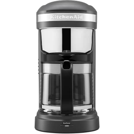 KitchenAid Programmable Countertop Coffee Machine with Removable Water Tank and Programmable Warming Plate Matte Charcoal Grey