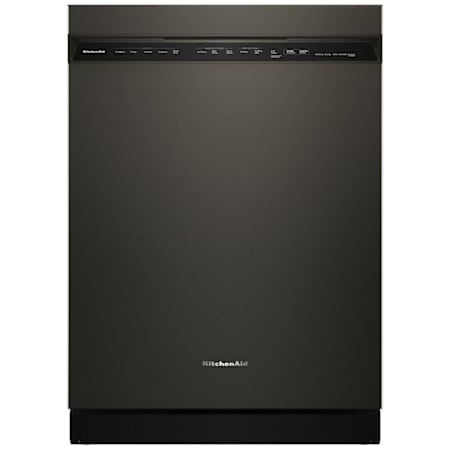 KitchenAid 24 Inch Wide 15 Place Setting Built-In Front Control Dishwasher with ProDry System and ProWash Cycle Black Ore