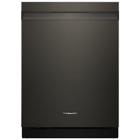 KitchenAid Eco 24 Inch Wide 16 Place Setting Built-In Top Control Dishwasher with Advanced ProDry System and Leak Identification System Black Ore