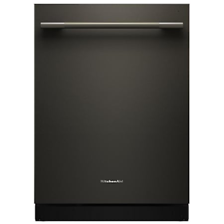 KitchenAid 24 Inch Wide 15 Place Setting Built-In Top Control Dishwasher with ProDry System and Leak Identification System Black Ore