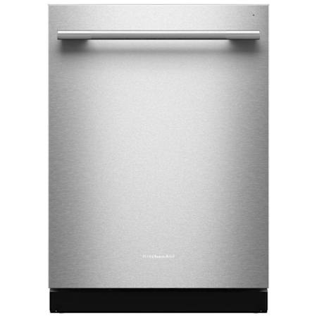 KitchenAid 24 Inch Wide 15 Place Setting Built-In Fingerprint Resistant Top Control Dishwasher with ProDry System and Door Open Dry System PrintShield Stainless