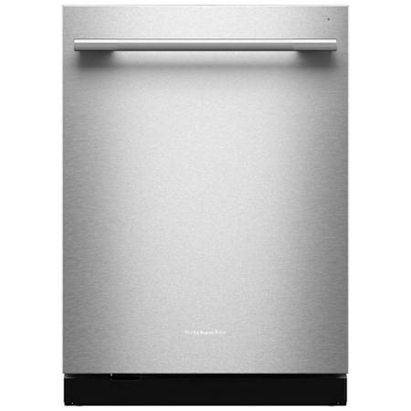 KitchenAid 24 Inch Wide 16 Place Setting Built-In Fingerprint Resistant Top Control Dishwasher with ProDry System and Express Wash Cycle PrintShield Stainless